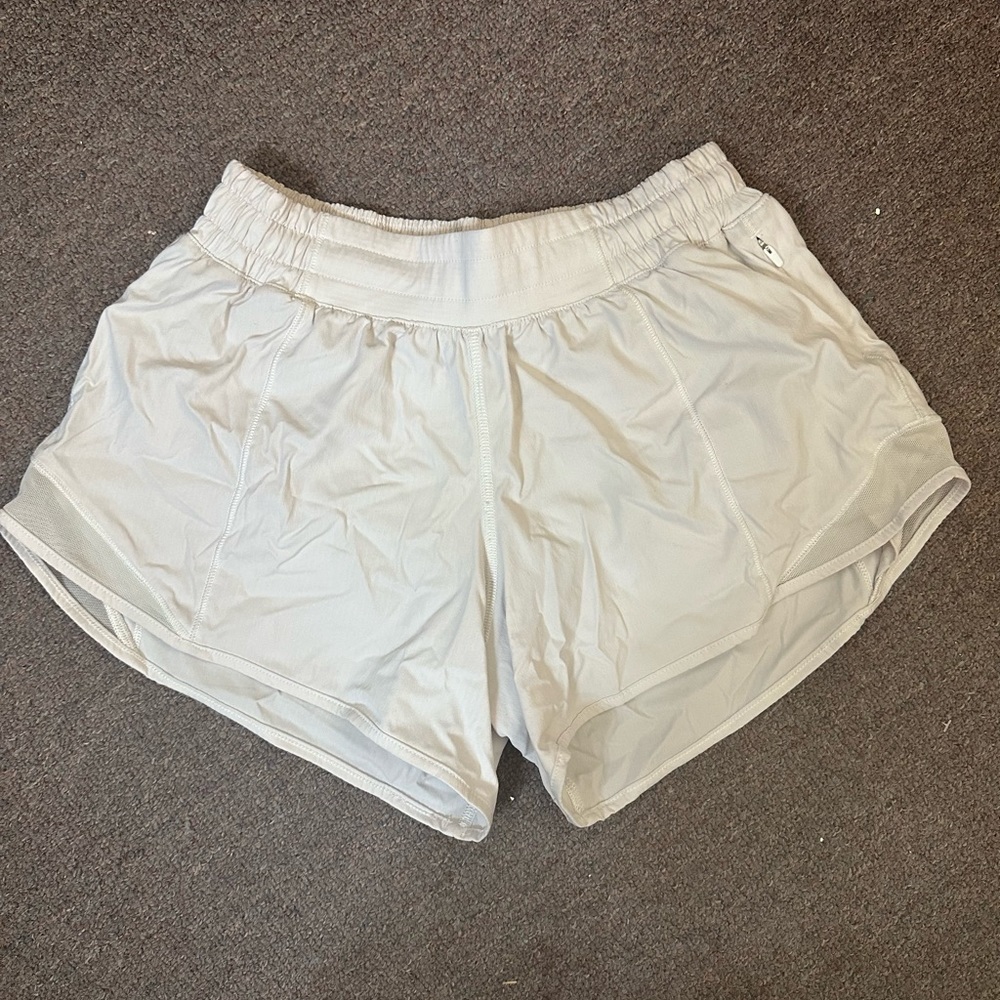 Lululemon Hotty Hot White Shorts